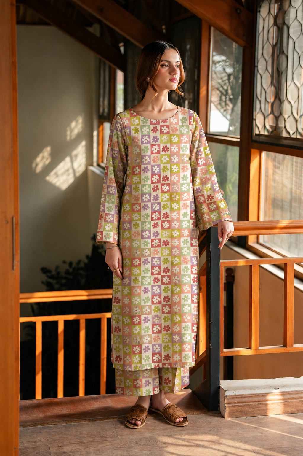 Printed Lawn 2 Pc
