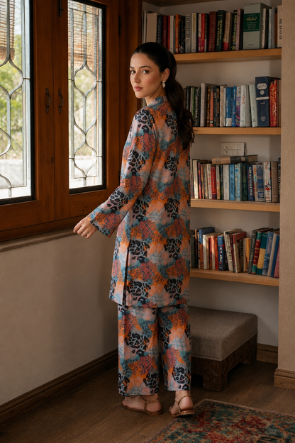 Printed Lawn 2 Pc