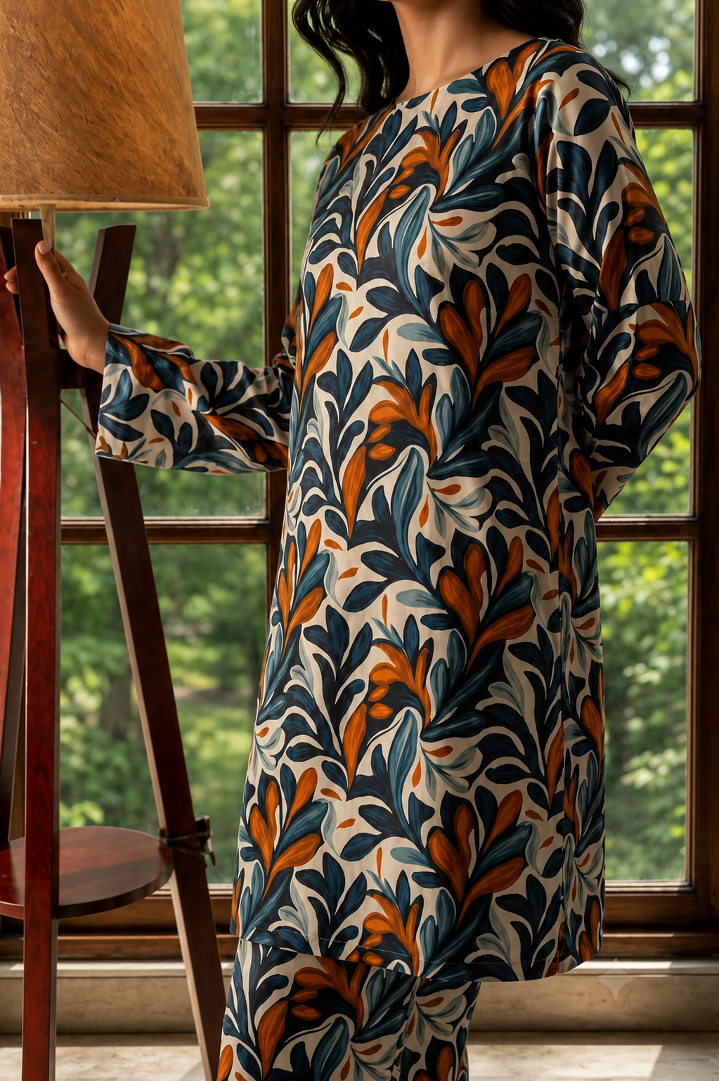 Printed Lawn 2 Pc