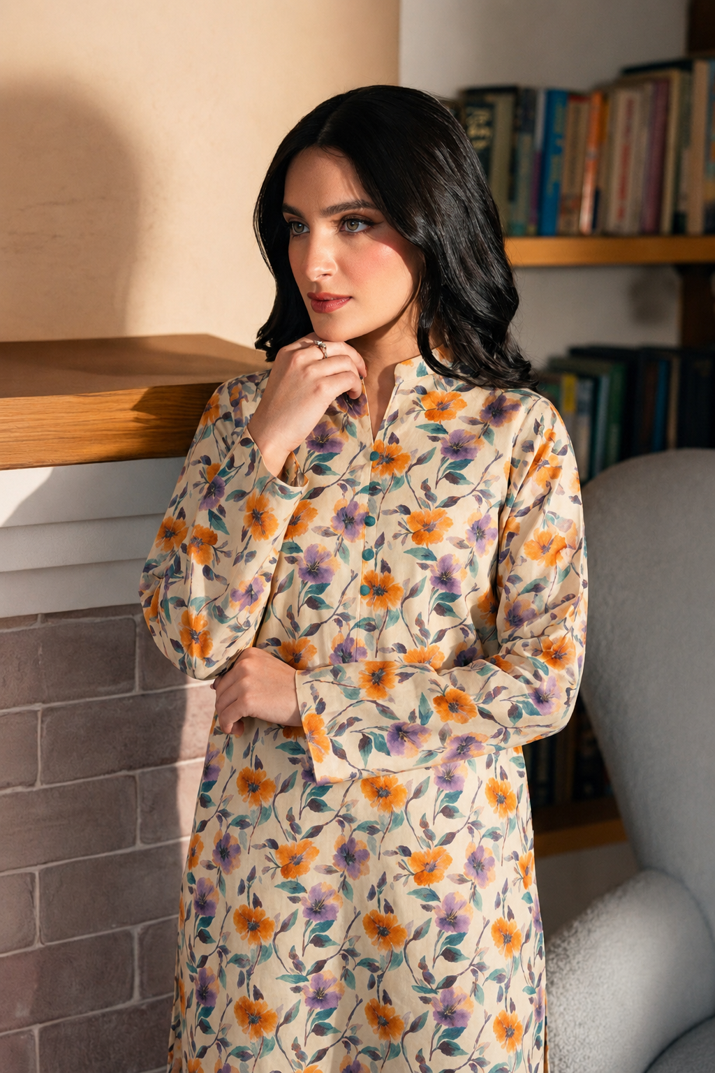 Printed Lawn 2 Pc