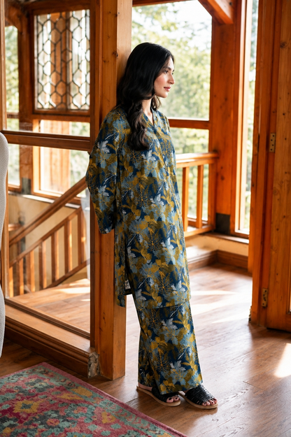 Printed Lawn 2 Pc