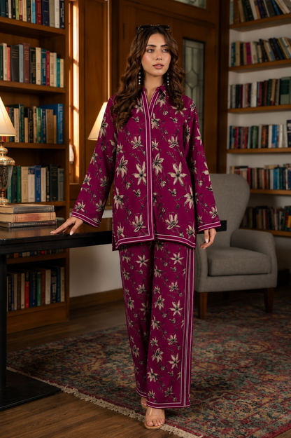 Printed Lawn 2 Pc
