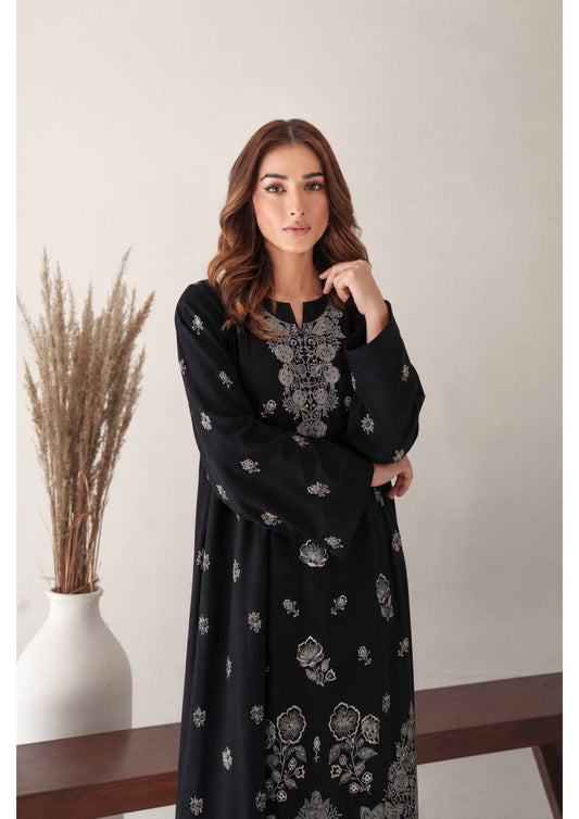 Black Embroidered 3 Piece