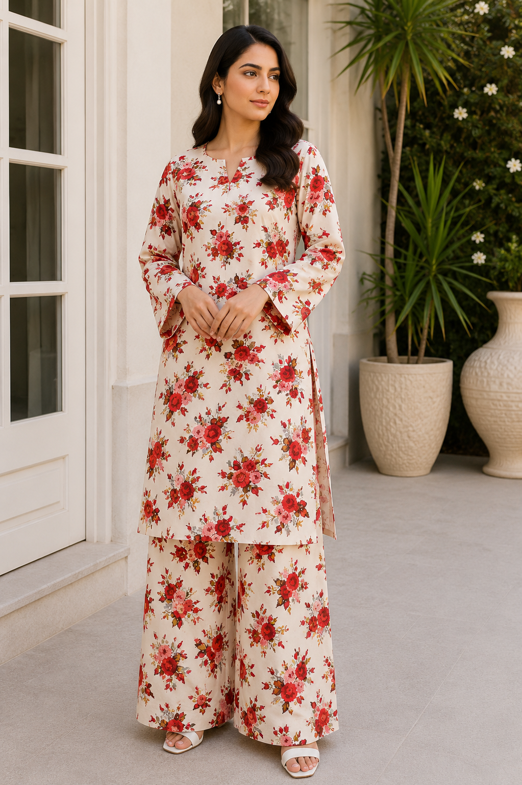 Pollo Cotton 2Pc Unstitched Suit