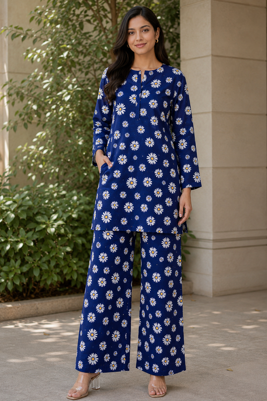 Pollo Cotton 2Pc Unstitched Suit