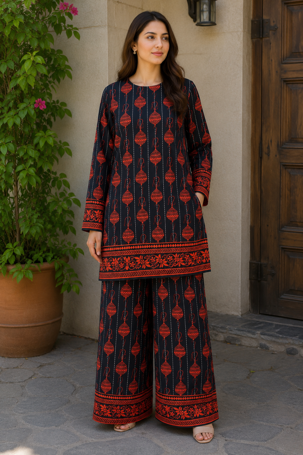 Pollo Cotton 2Pc Unstitched Suit