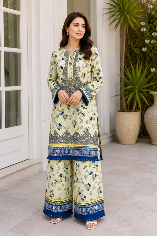 Pollo Cotton 2Pc Unstitched Suit