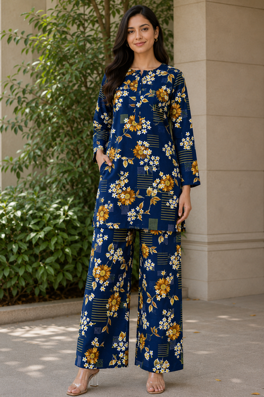 Pollo Cotton 2Pc Unstitched Suit
