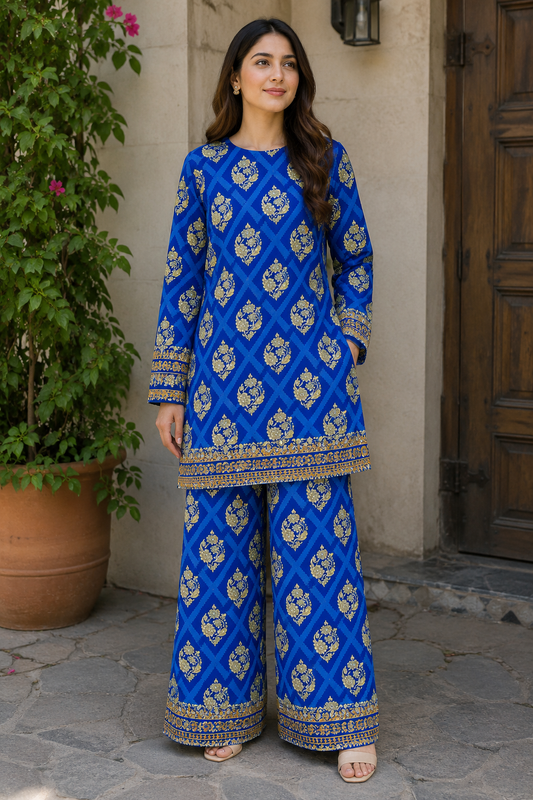 Pollo Cotton 2Pc Unstitched Suit
