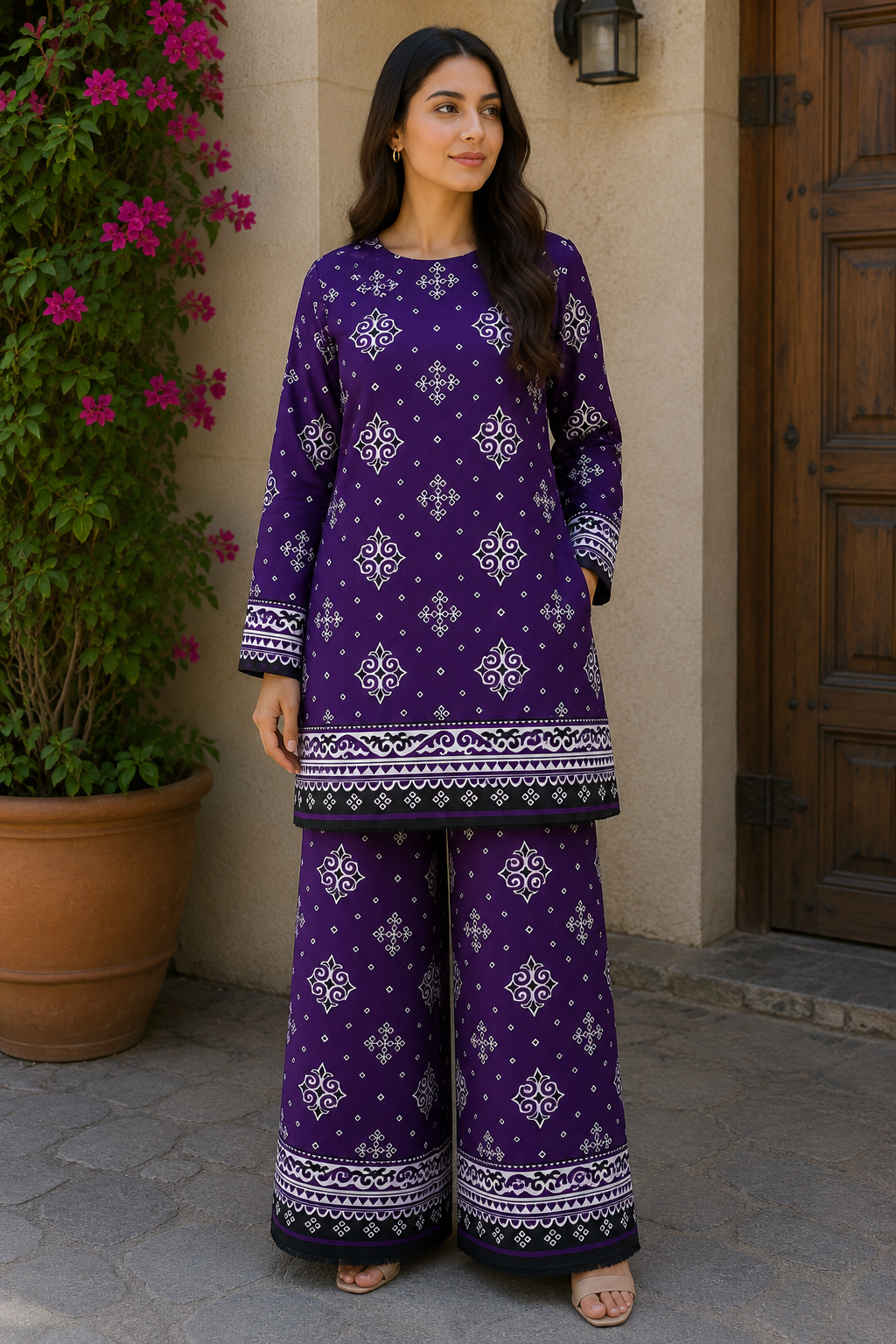 Pollo Cotton 2Pc Unstitched Suit