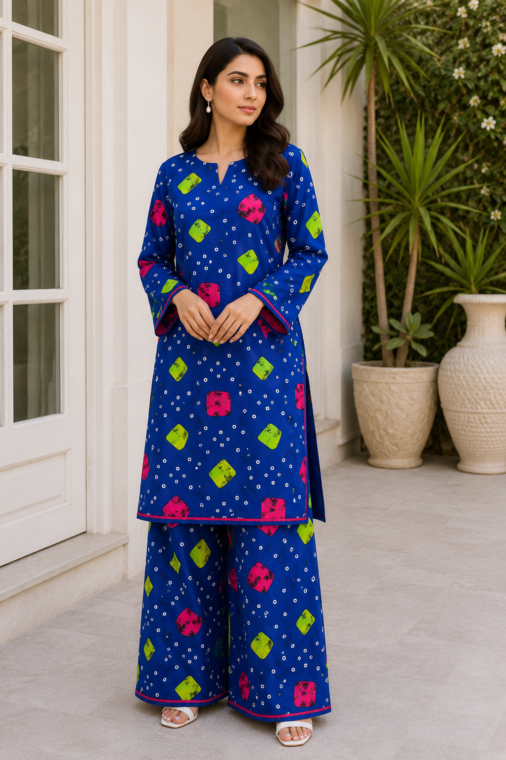 Pollo Cotton 2Pc Unstitched Suit