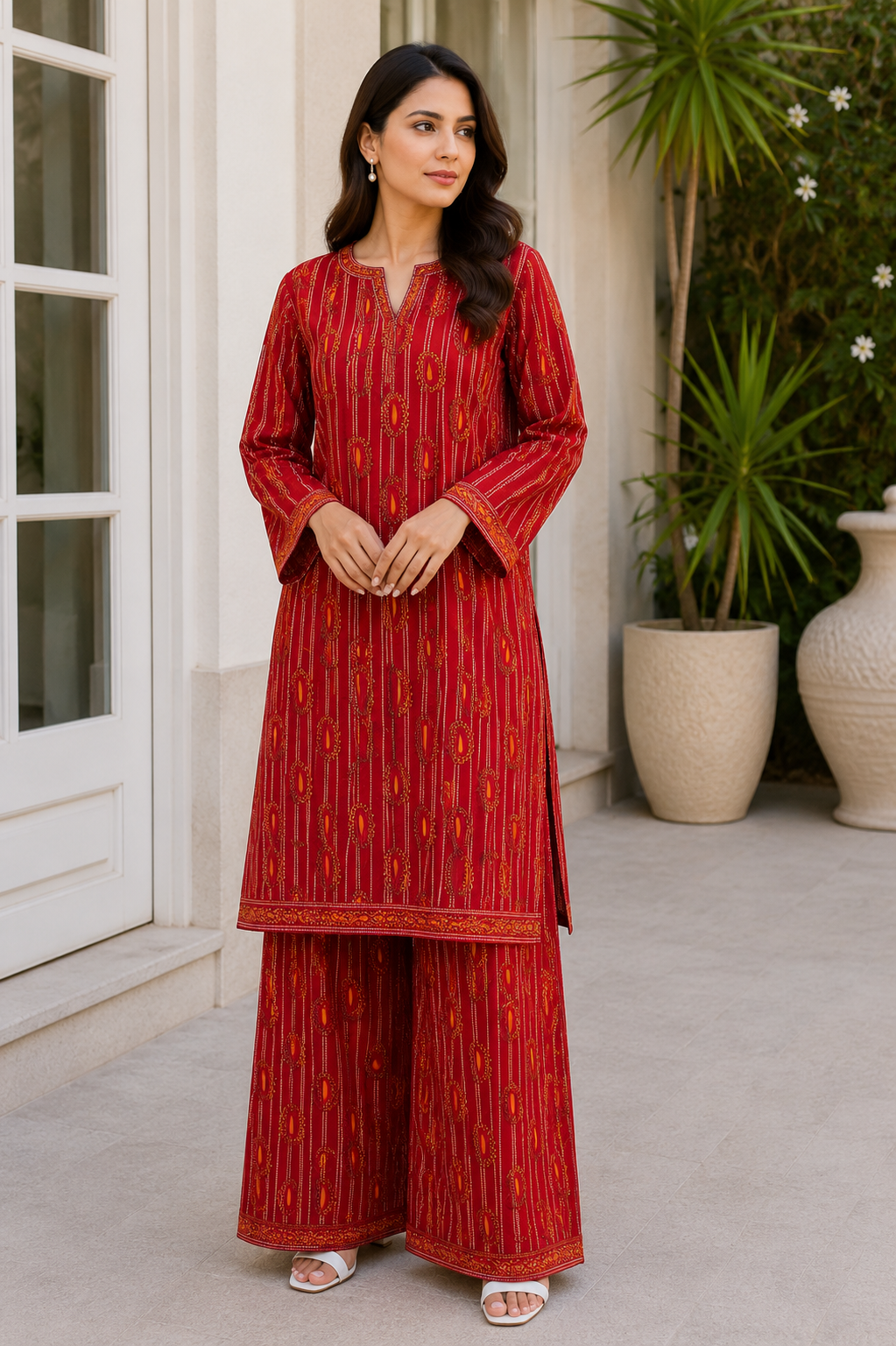 Pollo Cotton 2Pc Unstitched Suit