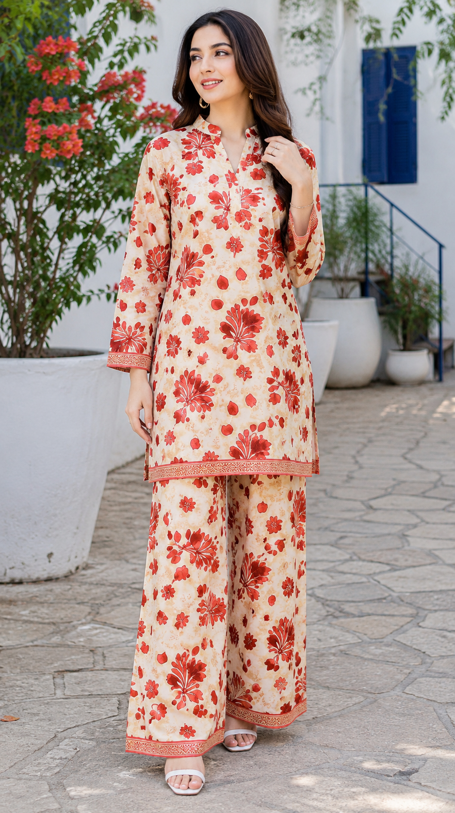 Pollo Cotton 2Pc Unstitched Suit