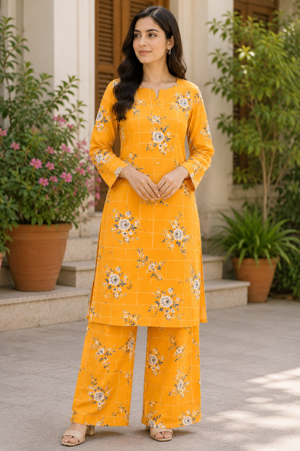 Pollo Cotton 2Pc Unstitched Suit
