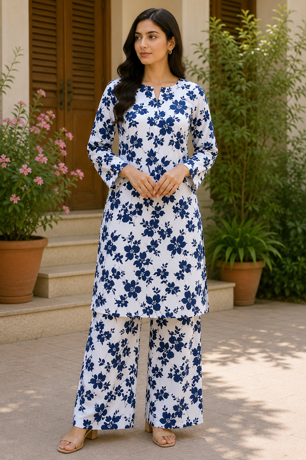 Pollo Cotton 2Pc Unstitched Suit