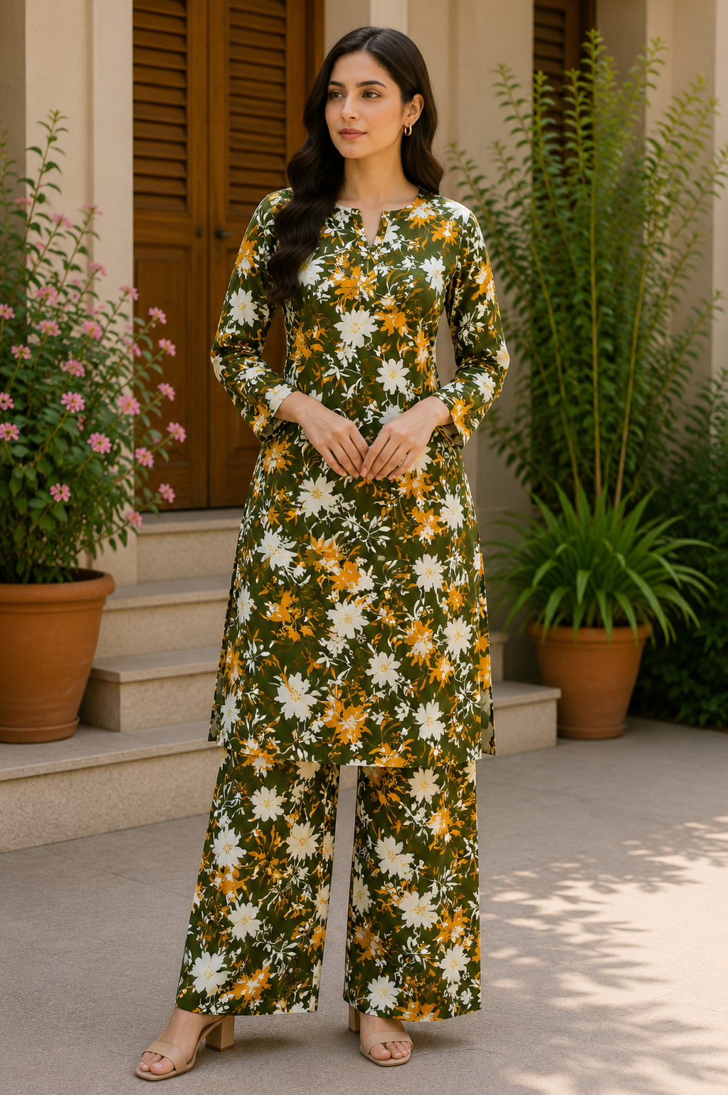 Pollo Cotton 2Pc Unstitched Suit