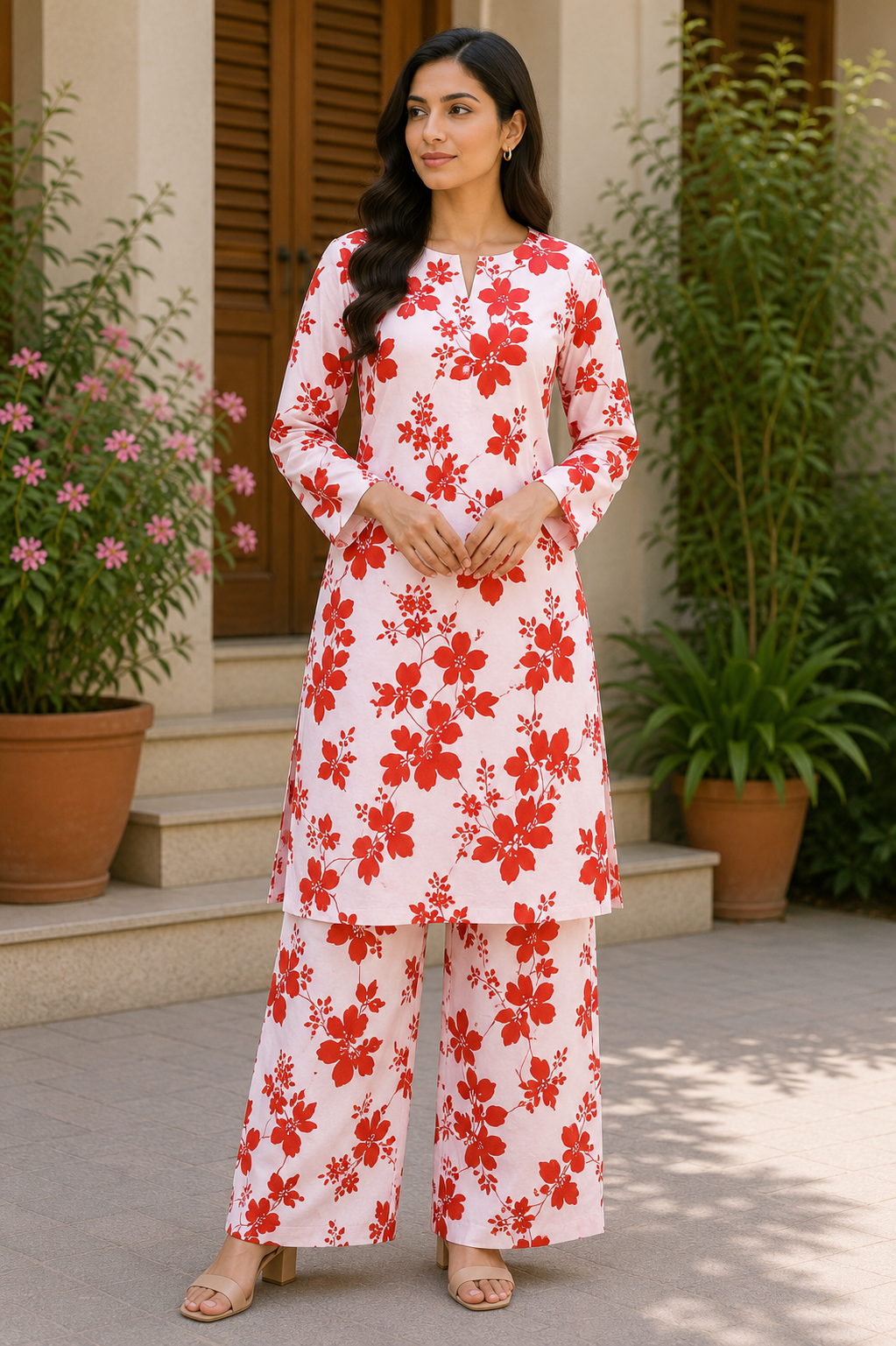 Pollo Cotton 2Pc Unstitched Suit