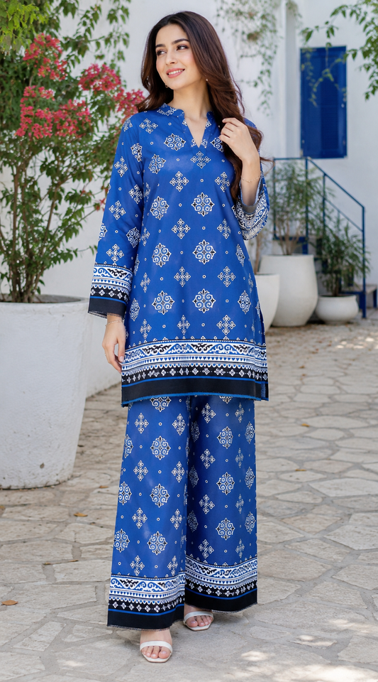 Pollo Cotton 2Pc Unstitched Suit
