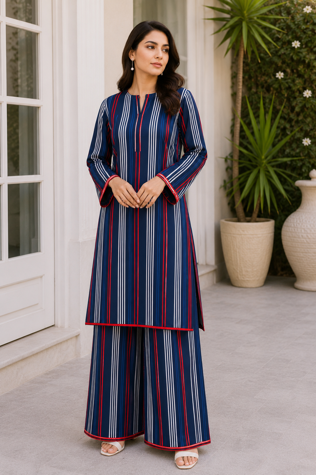 Pollo Cotton 2Pc Unstitched Suit