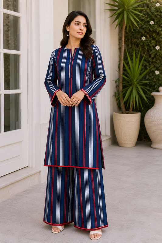 Pollo Cotton 2Pc Unstitched Suit