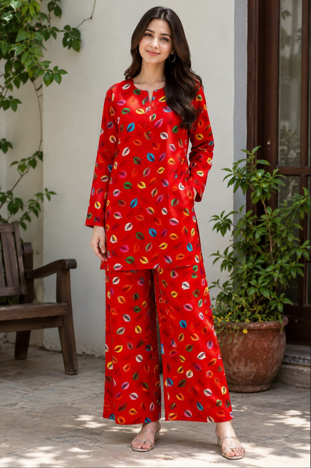 Pollo Cotton 2Pc Unstitched Suit