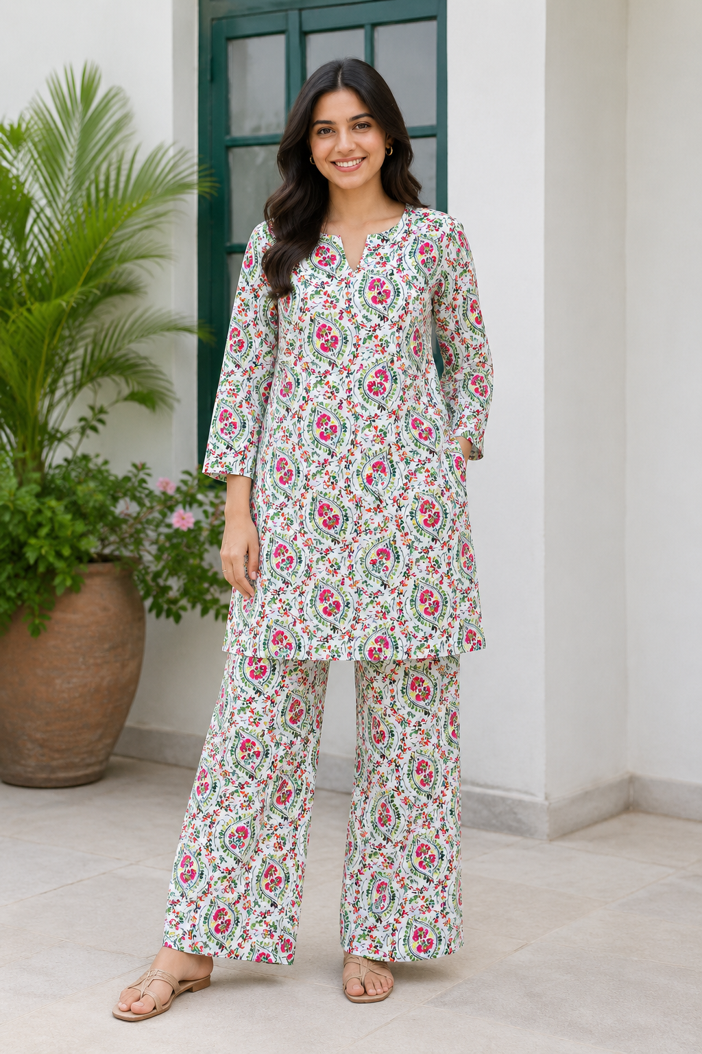 Pollo Cotton 2Pc Unstitched Suit