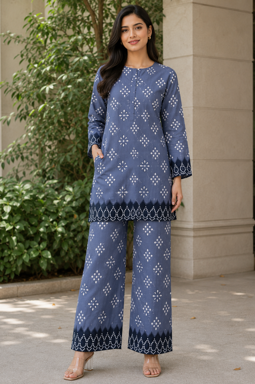 Pollo Cotton 2Pc Unstitched Suit