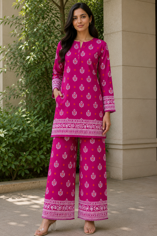 Pollo Cotton 2Pc Unstitched Suit