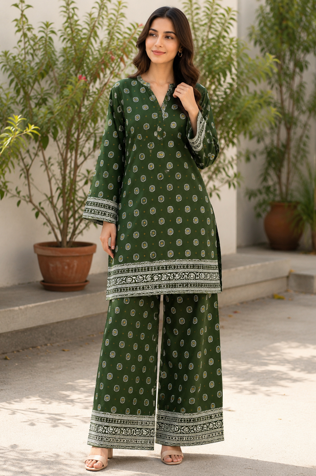 Pollo Cotton 2Pc Unstitched Suit