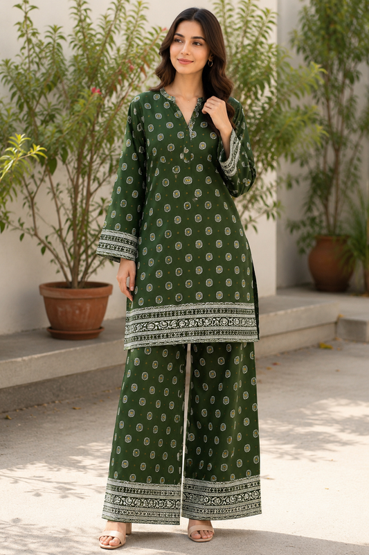 Pollo Cotton 2Pc Unstitched Suit
