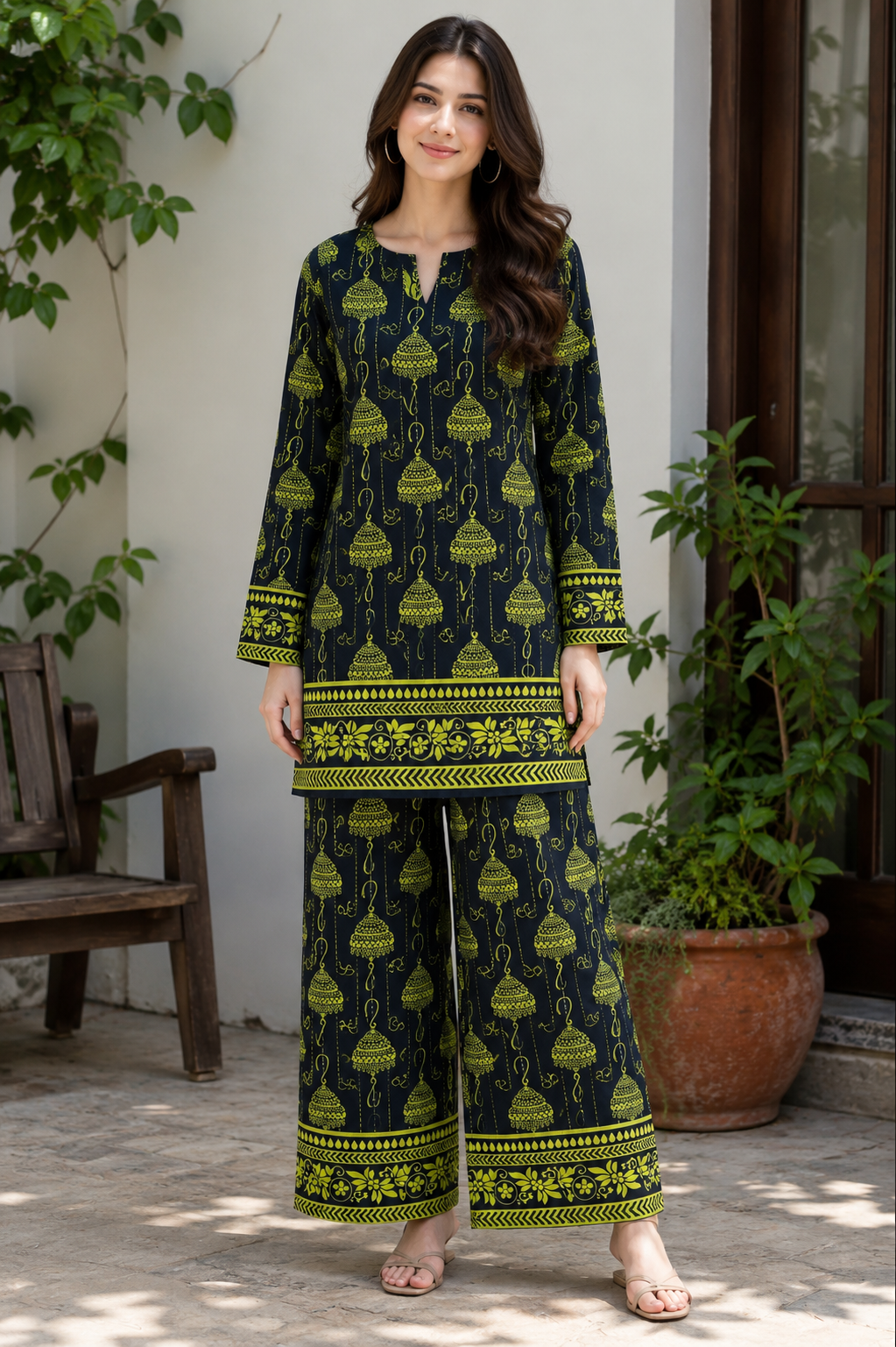 Pollo Cotton 2Pc Unstitched Suit
