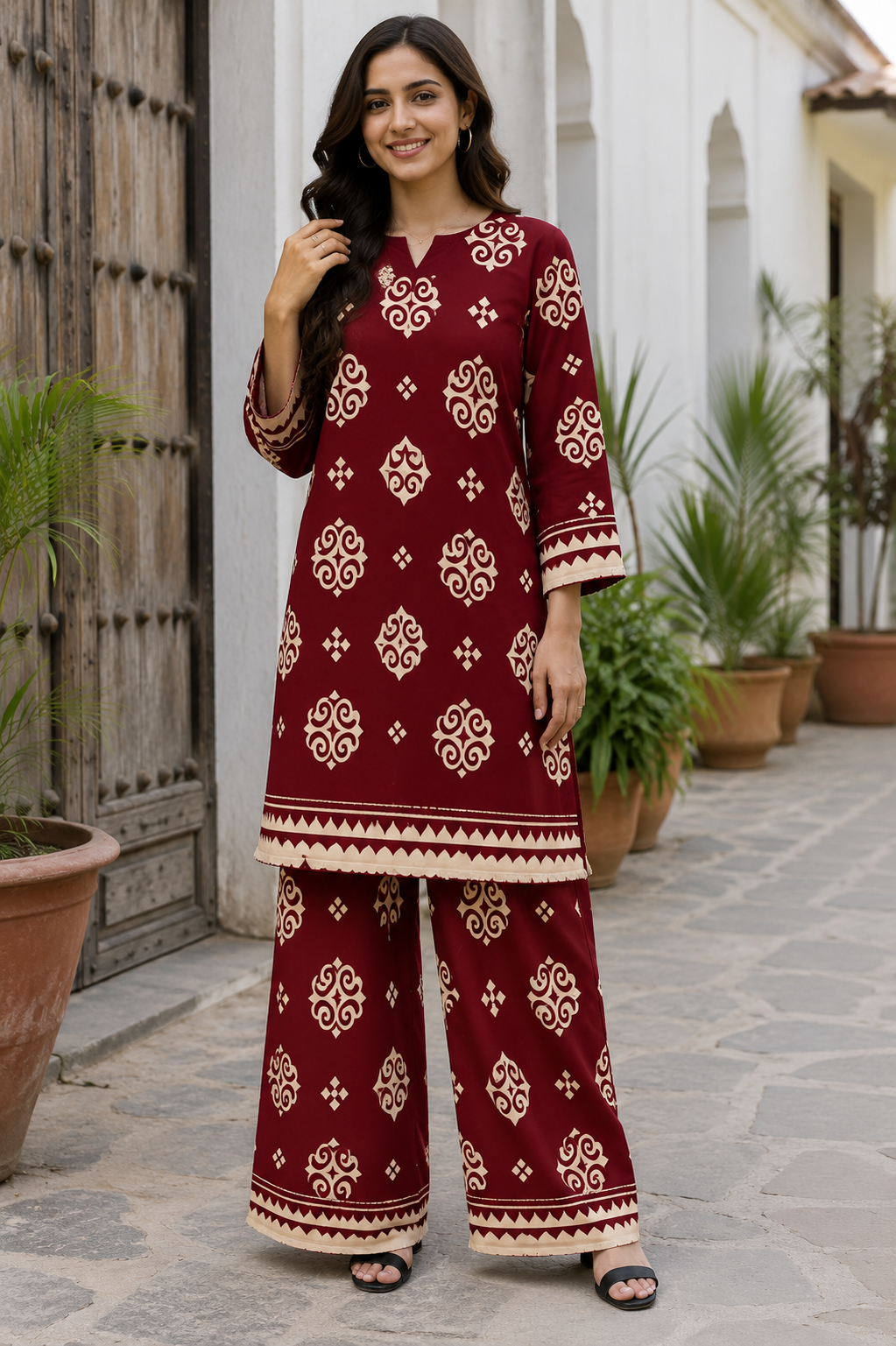 Pollo Cotton 2Pc Unstitched Suit