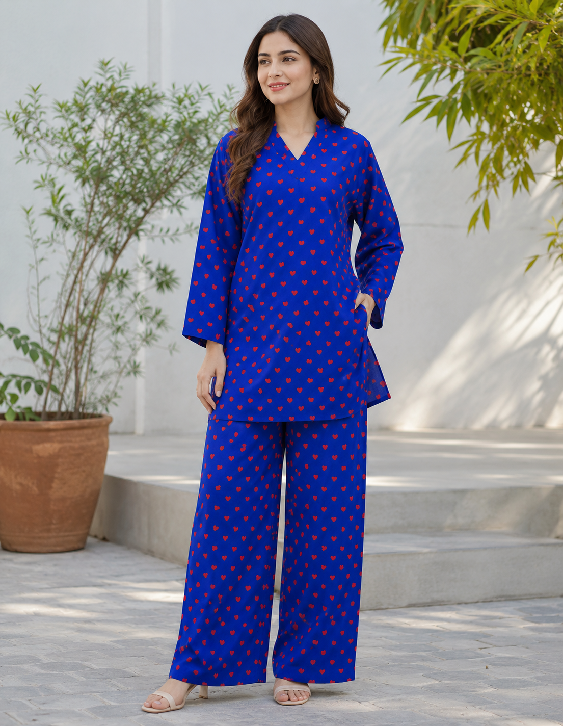Pollo Cotton 2Pc Unstitched Suit