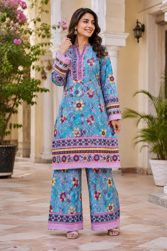 Pollo Cotton 2Pc Unstitched Suit