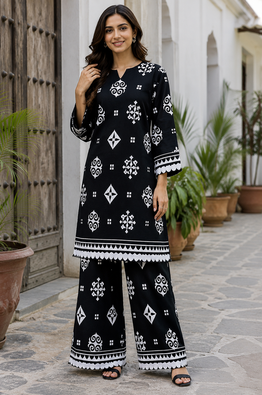 Pollo Cotton 2Pc Unstitched Suit