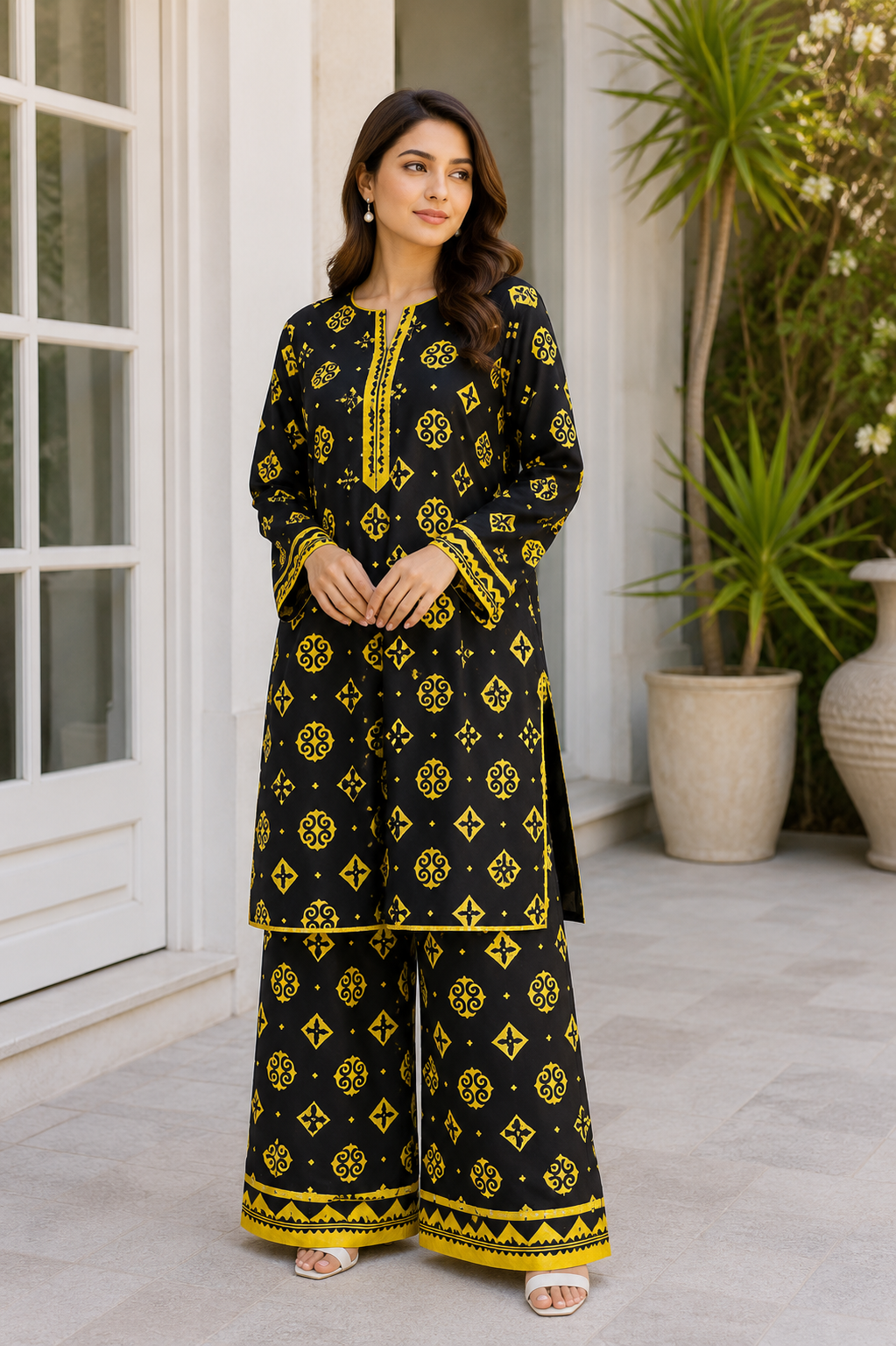 Pollo Cotton 2Pc Unstitched Suit