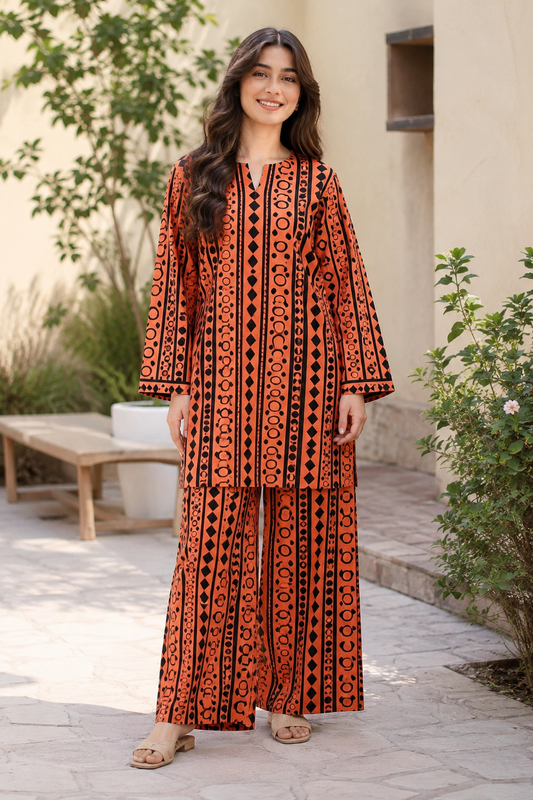 Pollo Cotton 2Pc Unstitched Suit