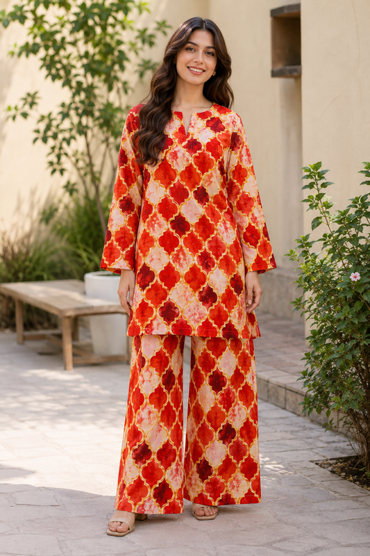 Pollo Cotton 2Pc Unstitched Suit