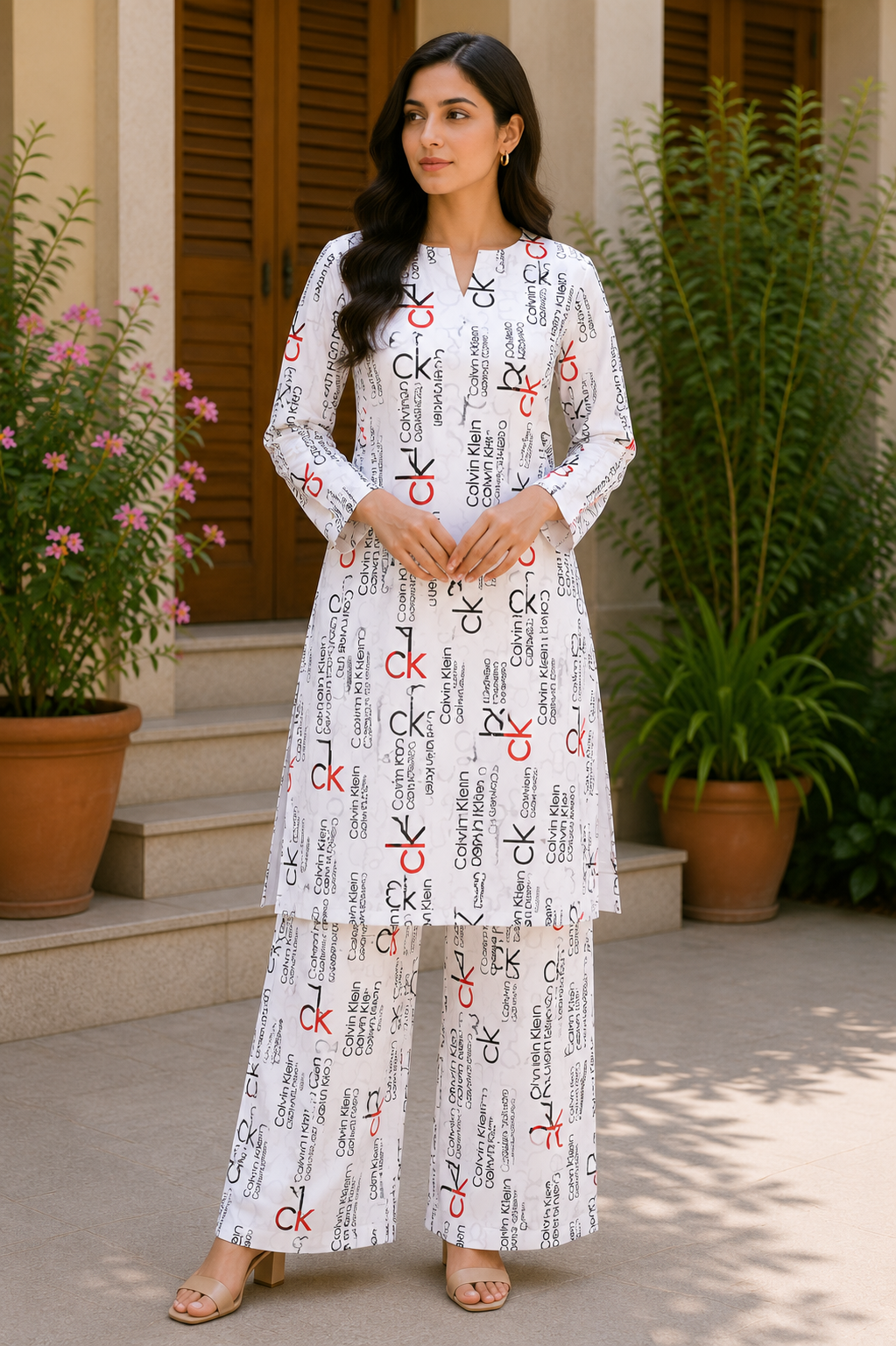 Pollo Cotton 2Pc Unstitched Suit