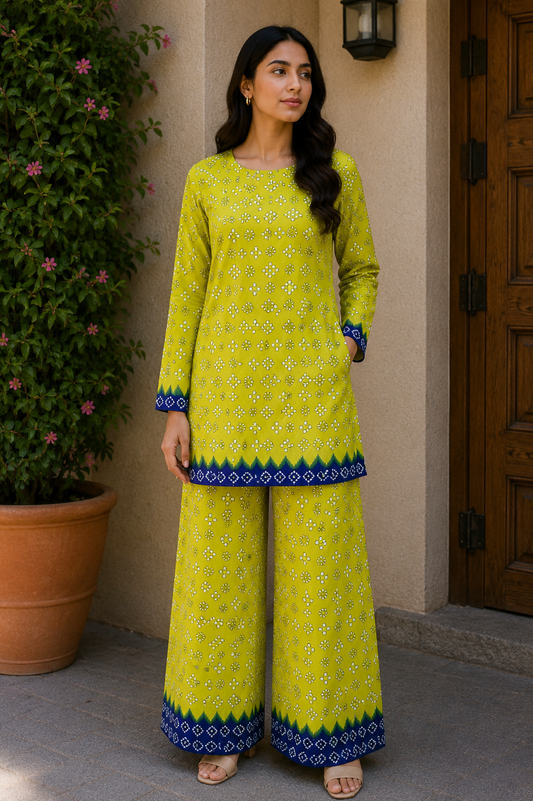Pollo Cotton 2Pc Unstitched Suit
