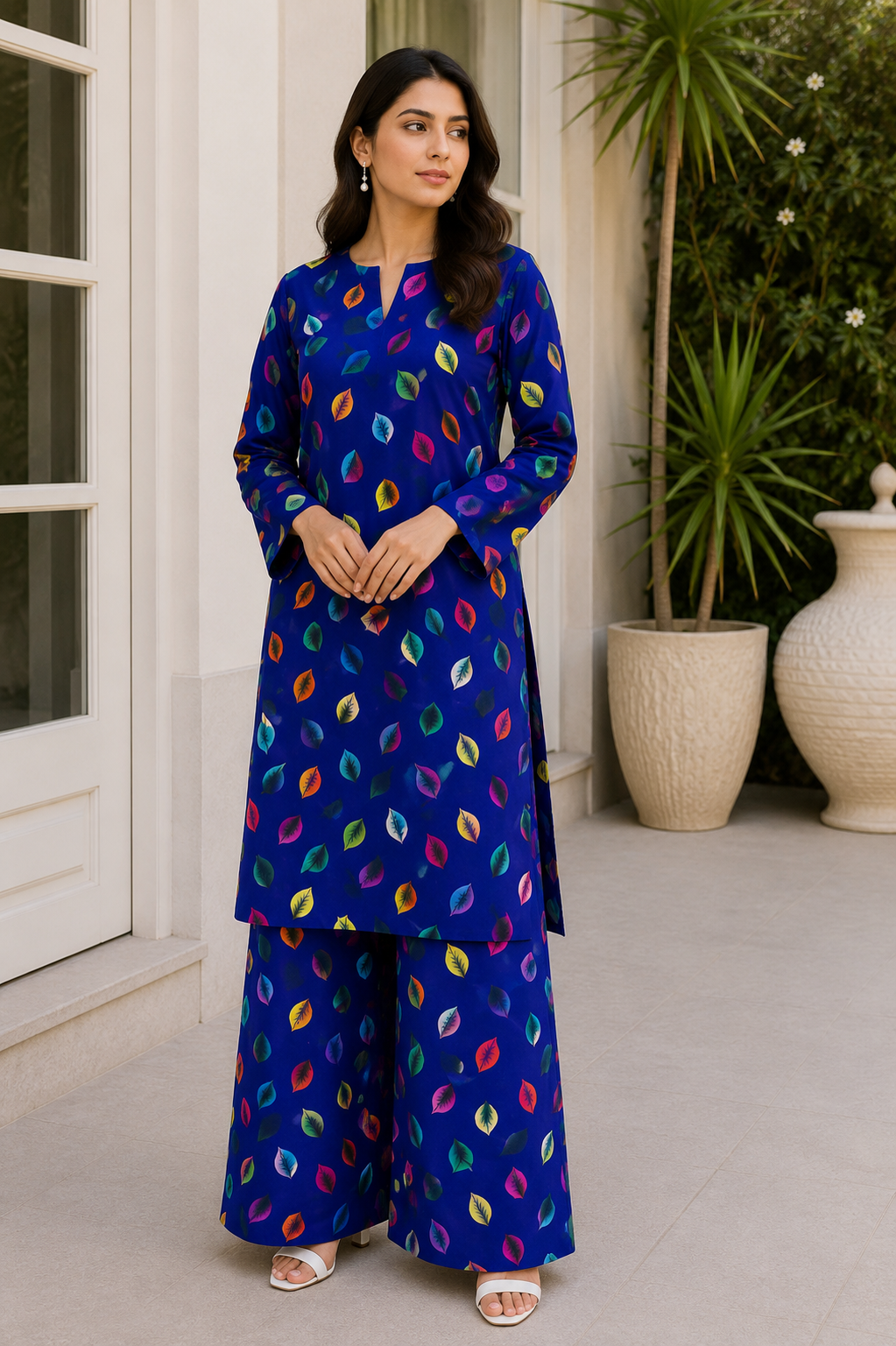 Pollo Cotton 2Pc Unstitched Suit