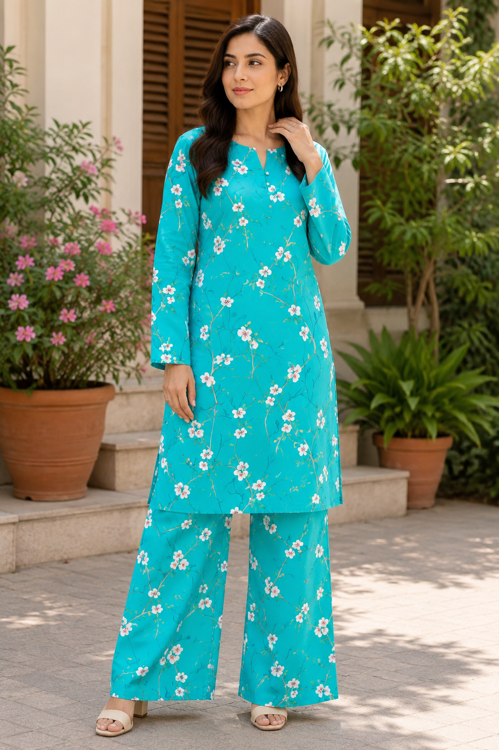 Pollo Cotton 2Pc Unstitched Suit