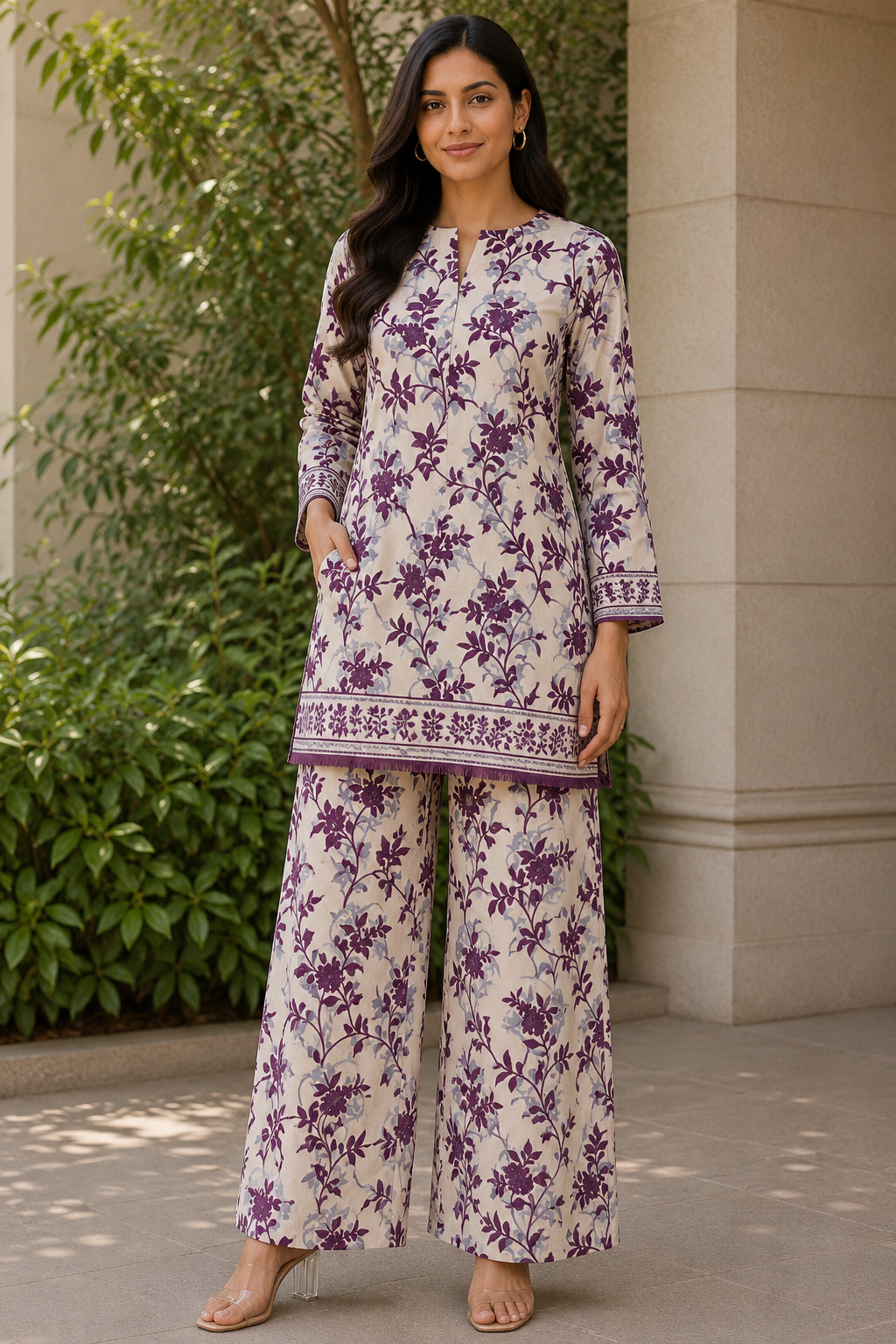 Pollo Cotton 2Pc Unstitched Suit