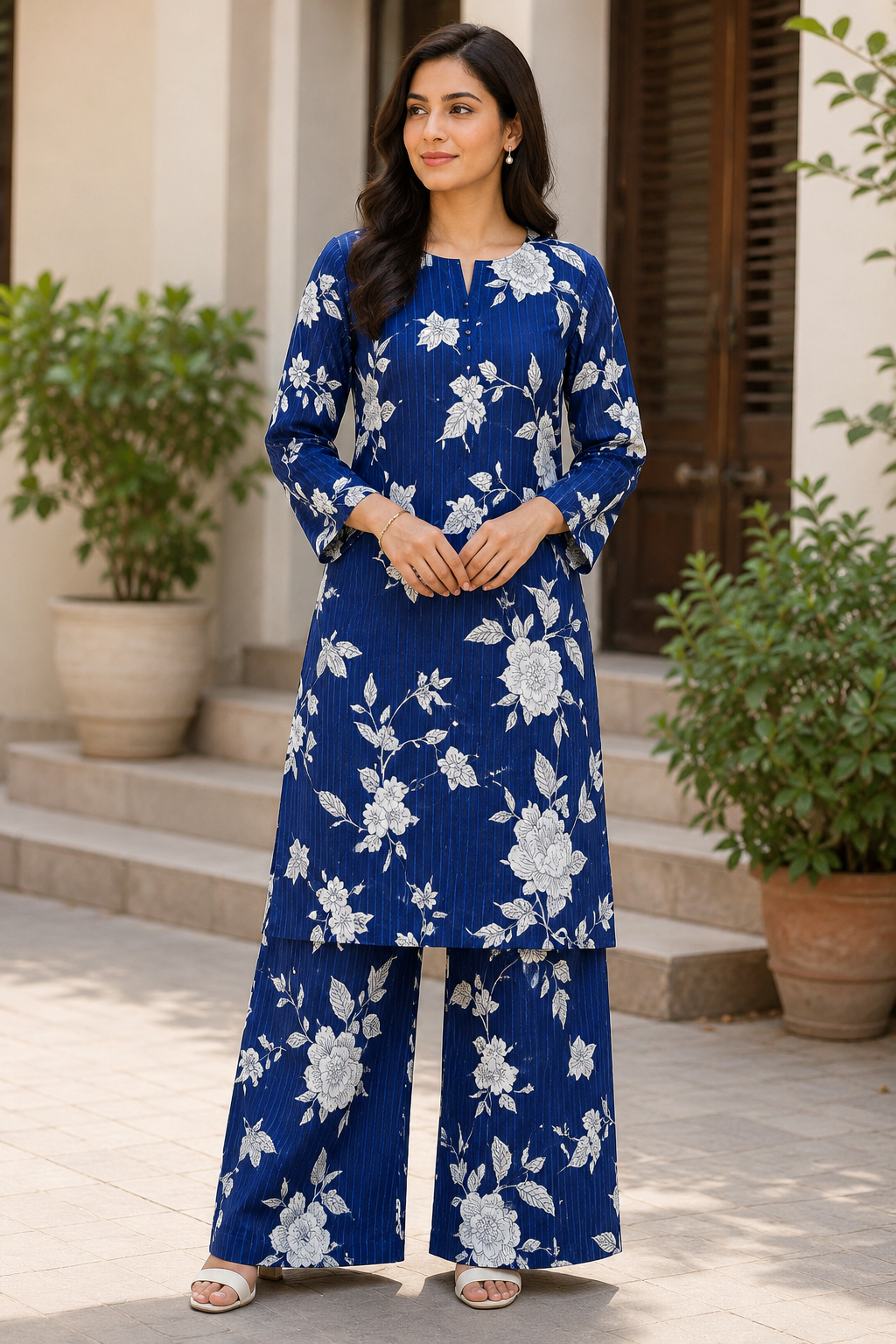 Pollo Cotton 2Pc Unstitched Suit