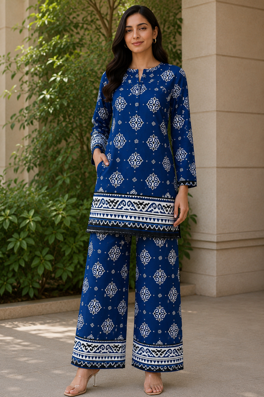 Pollo Cotton 2Pc Unstitched Suit
