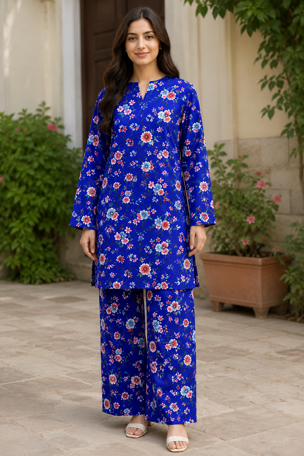 Pollo Cotton 2Pc Unstitched Suit