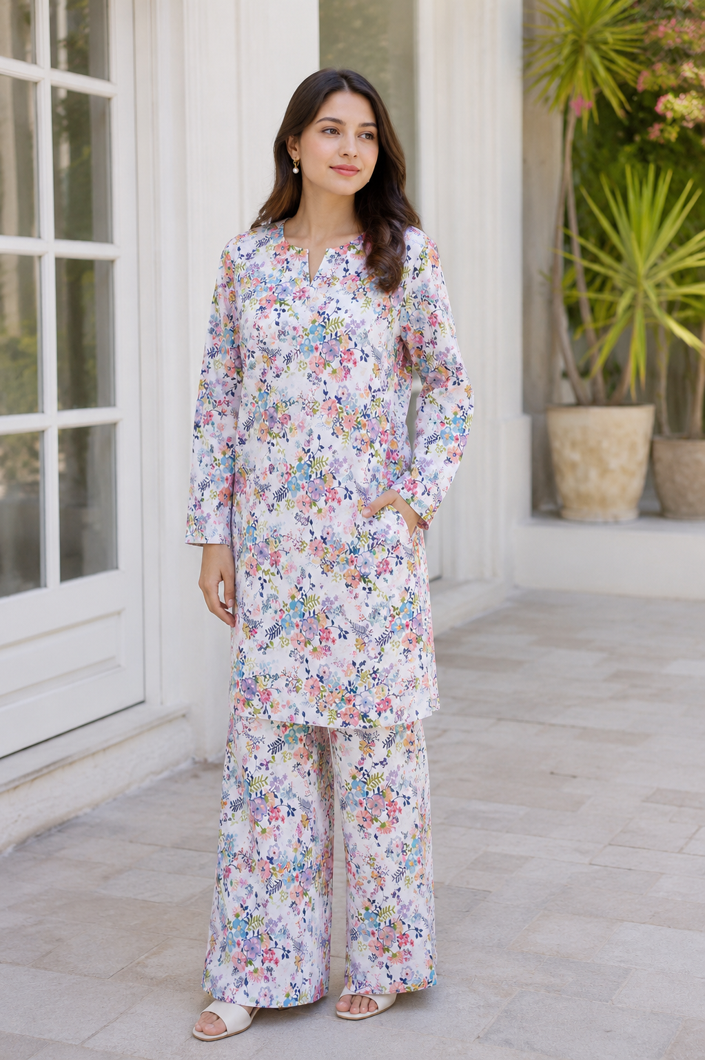 Pollo Cotton 2Pc Unstitched Suit